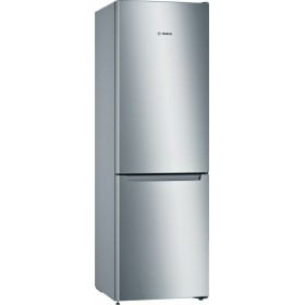 Bosch Serie 2 KGN36NLEA nevera y congelador Independiente 305 L E Acero inoxidable