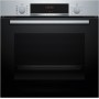 Bosch Serie 4 HQA514ES3 horno 71 L 3400 W A+ Negro, Acero inoxidable