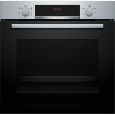 Bosch Serie 4 HBA514ES3 horno 71 L 3400 W A+ Negro, Acero inoxidable