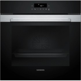 Siemens iQ300 HB372AES3 horno 71 L A+ Negro, Acero inoxidable