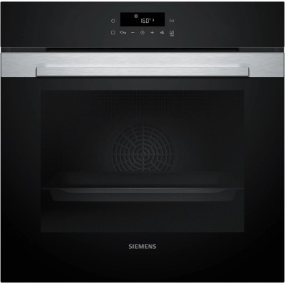 Siemens iQ300 HB372AES3 horno 71 L A+ Negro, Acero inoxidable