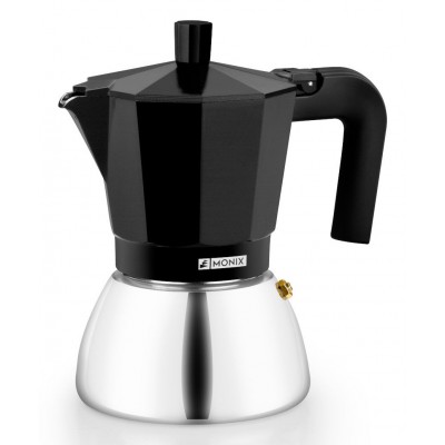Monix M863006 cafetera manual Cafetera italiana 0,37 L Negro