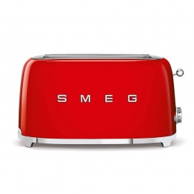 Smeg TSF02RDEU tostadora 6 4 rebanada(s) 1500 W Rojo