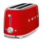 Smeg TSF02RDEU tostadora 6 4 rebanada(s) 1500 W Rojo