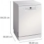 Bosch Serie 2 SMS2HTW06E lavavajillas Independiente 13 cubiertos C
