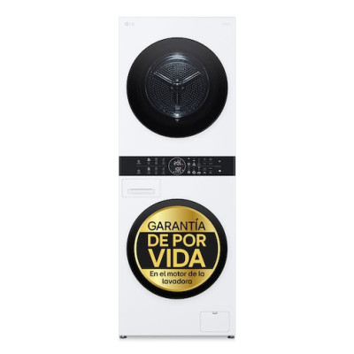 LG WT1210WWF lavadora-secadora Independiente Carga frontal Blanco