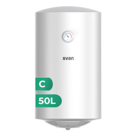 SVAN ST5001S calentadory hervidor de agua Vertical Depósito (almacenamiento de agua) Sistema de calentador único Blanco