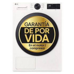 LG RHX5009TLB secadora Independiente Carga frontal 9 kg Blanco