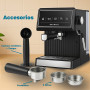 Grunkel CAFPRESSO-20PULSE cafetera eléctrica Semi-automática Máquina espresso 1,8 L