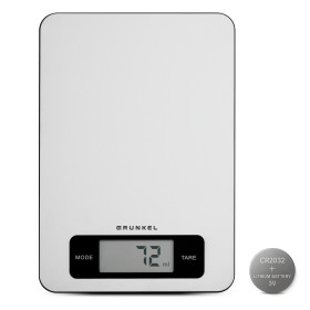 Grunkel BC-COOKXT báscula de cocina Acero inoxidable Encimera Rectángulo Báscula electrónica de cocina