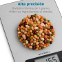 Grunkel BC-COOKXT báscula de cocina Acero inoxidable Encimera Rectángulo Báscula electrónica de cocina