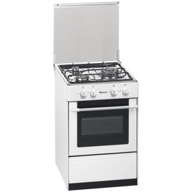 Meireles G 1530 DV Cocina independiente Encimera de gas Blanco