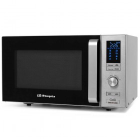 Orbegozo MIG 2528 CO microondas Encimera Microondas con grill 25 L 900 W Acero inoxidable