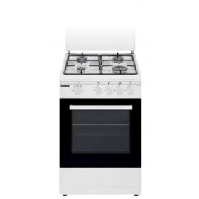 Corbero CCSF45020NW cocina Cocina independiente Encimera de gas Negro, Blanco