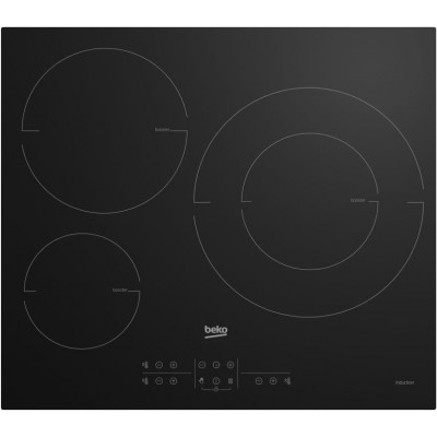 Beko HII63205MT hobs Negro Integrado 58 cm Con placa de inducción 3 zona(s)