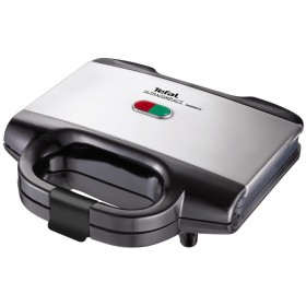 Tefal Ultracompact sandwichera 700 W Negro, Acero inoxidable