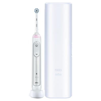 Oral-B SmartSeries 80353920 cepillo eléctrico para dientes Adulto Cepillo dental giratorio Plata, Blanco