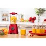 Moulinex LM420510 licuadora 2 L Batidora de vaso 550 W Rojo, Transparente