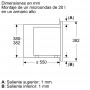 Balay 3CG6142X3 microondas Integrado Microondas con grill 20 L 800 W Acero inoxidable