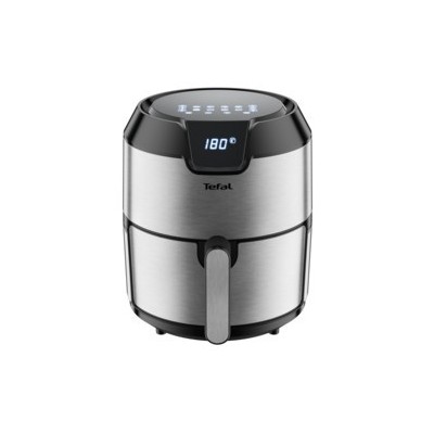 Tefal Easy Fry EY401D freidora Sencillo 4,2 L Independiente 1500 W Freidora de aire caliente Negro, Acero inoxidable