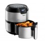Tefal Easy Fry EY401D freidora Sencillo 4,2 L Independiente 1500 W Freidora de aire caliente Negro, Acero inoxidable