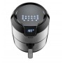 Tefal Easy Fry EY401D freidora Sencillo 4,2 L Independiente 1500 W Freidora de aire caliente Negro, Acero inoxidable