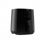 Philips Essential Airfryer negra de 0,8 kg y 4,1 l con tecnología Rapid Air