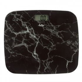 JATA HBAS1415 báscula de baño Rectángulo Negro, Color mármol Báscula personal electrónica