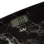 JATA HBAS1415 báscula de baño Rectángulo Negro, Color mármol Báscula personal electrónica
