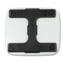 JATA HBAS1415 báscula de baño Rectángulo Negro, Color mármol Báscula personal electrónica