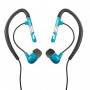 ELBE AU-009-DEP auricular y casco Auriculares Alámbrico gancho de oreja Música Negro, Azul