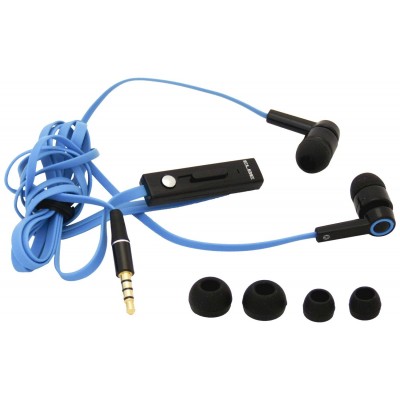 ELBE AUA41MIC auricular y casco Auriculares Alámbrico Dentro de oído Llamadas Música Azul