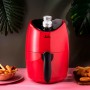 JATA JEFR1222 freidora Sencillo 2 L Independiente 1000 W Freidora de aire caliente Negro, Rojo