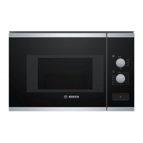 Bosch BFL520MS0 microondas Integrado Microondas combinado 20 L 800 W Negro, Acero inoxidable