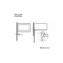 Bosch BFL520MS0 microondas Integrado Microondas combinado 20 L 800 W Negro, Acero inoxidable