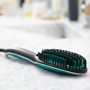 Rowenta Power Straight CF5820 Utensilio de peinado Cepillo alisador Caliente Negro, Verde 1,8 m