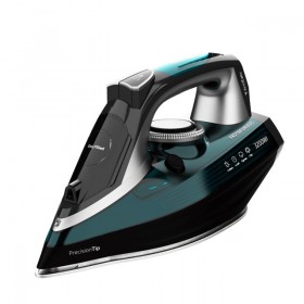 Cecotec Fast&Furious 5060 Ultra Plancha a vapor Suela de cerámica 3200 W Negro, Plata, Turquesa