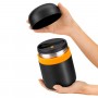 BRA Efficient A198101 termo 0,5 L Negro, Naranja