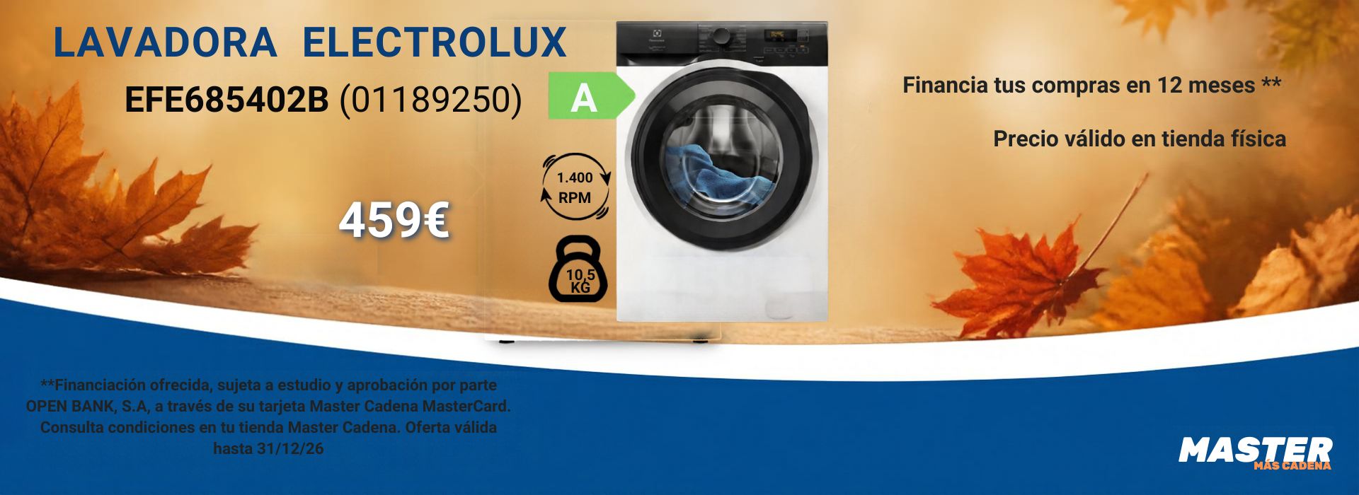 LAVADORA ELECTROLUX